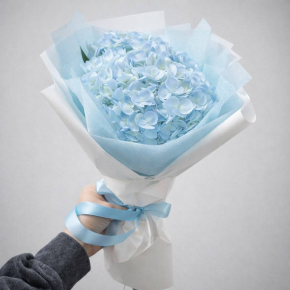 Арт. 0731. Гортензия 1шт, оформление